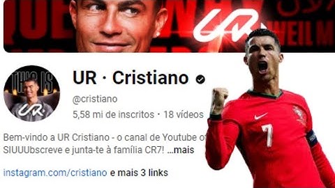 PORQUE QUE O CRISTIANO RONALDO CRIOU UM CANAL NO YOUTUBE 😱 |sábias?