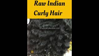 #rawindianhair Raw Curly Indian hair bundle deals #rawhairvendor #rawhairbundles #5x5closure