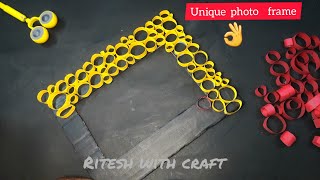 Unique photo frame craft | Photo Frame Ideas | Best out of waste cardboard ideas screenshot 5