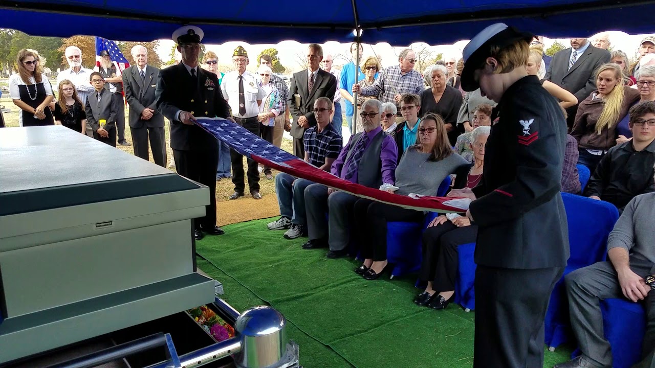 Military Honors Burial - Navy 21 Gun Salute - YouTube
