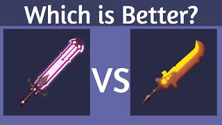 Void Sword Vs Rageblade (Roblox Bedwars)