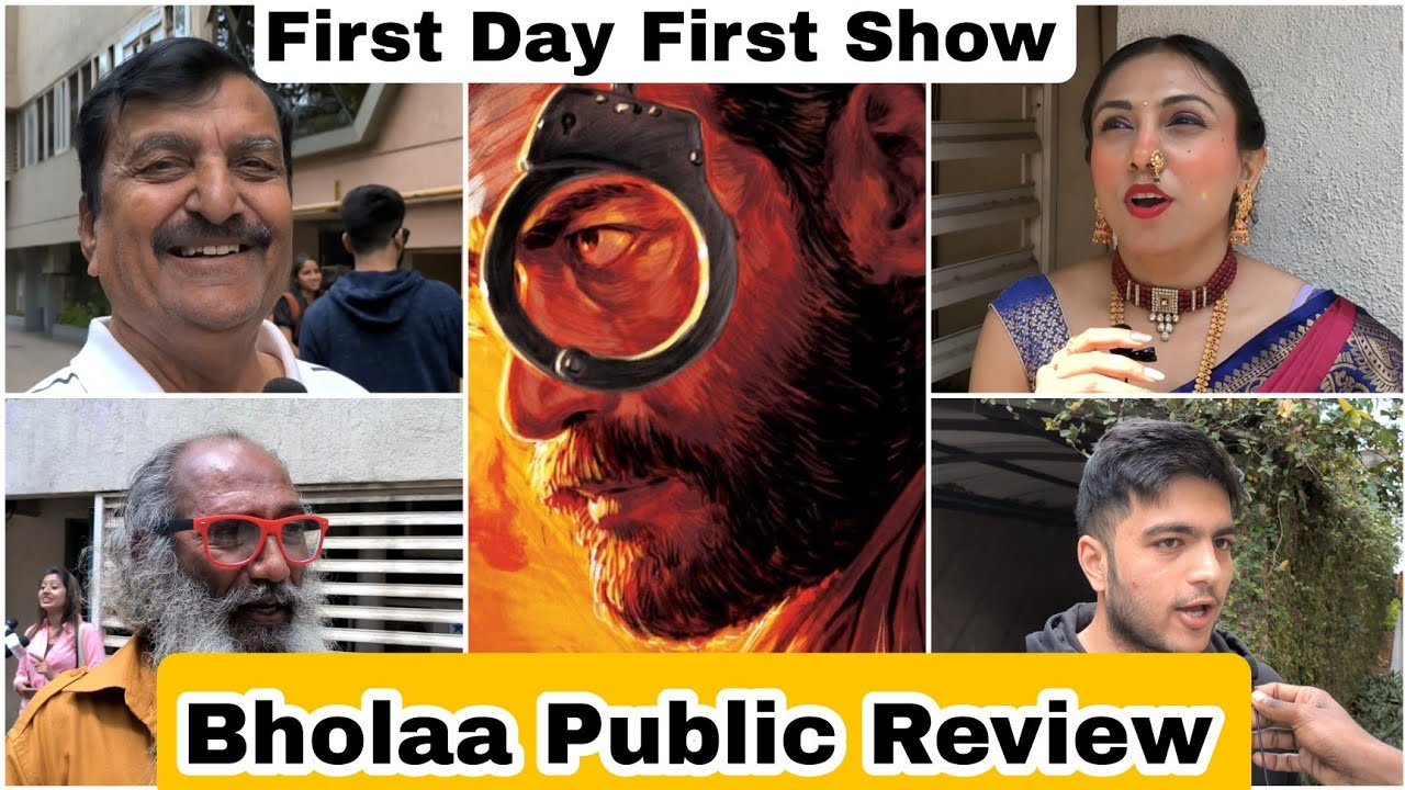 Bholaa Public Review First Day First Show