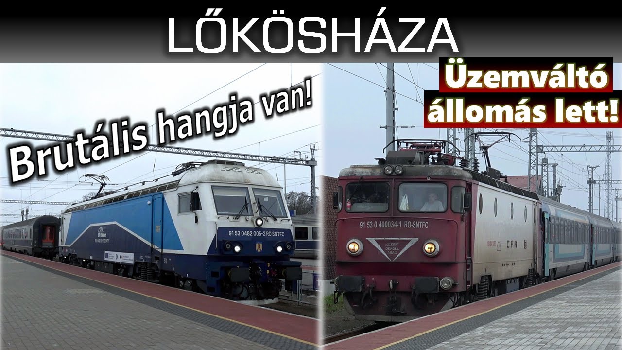 Újra átjárnak a Román Mozdonyok! Vonatok Lőkösházán 2025