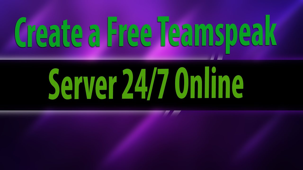 Free Teamspeak 3 Server 50 Slots