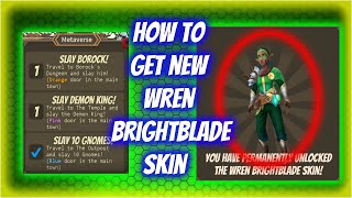 How to get the new Wren Brightblade Skin in Roblox Giant Simulator!