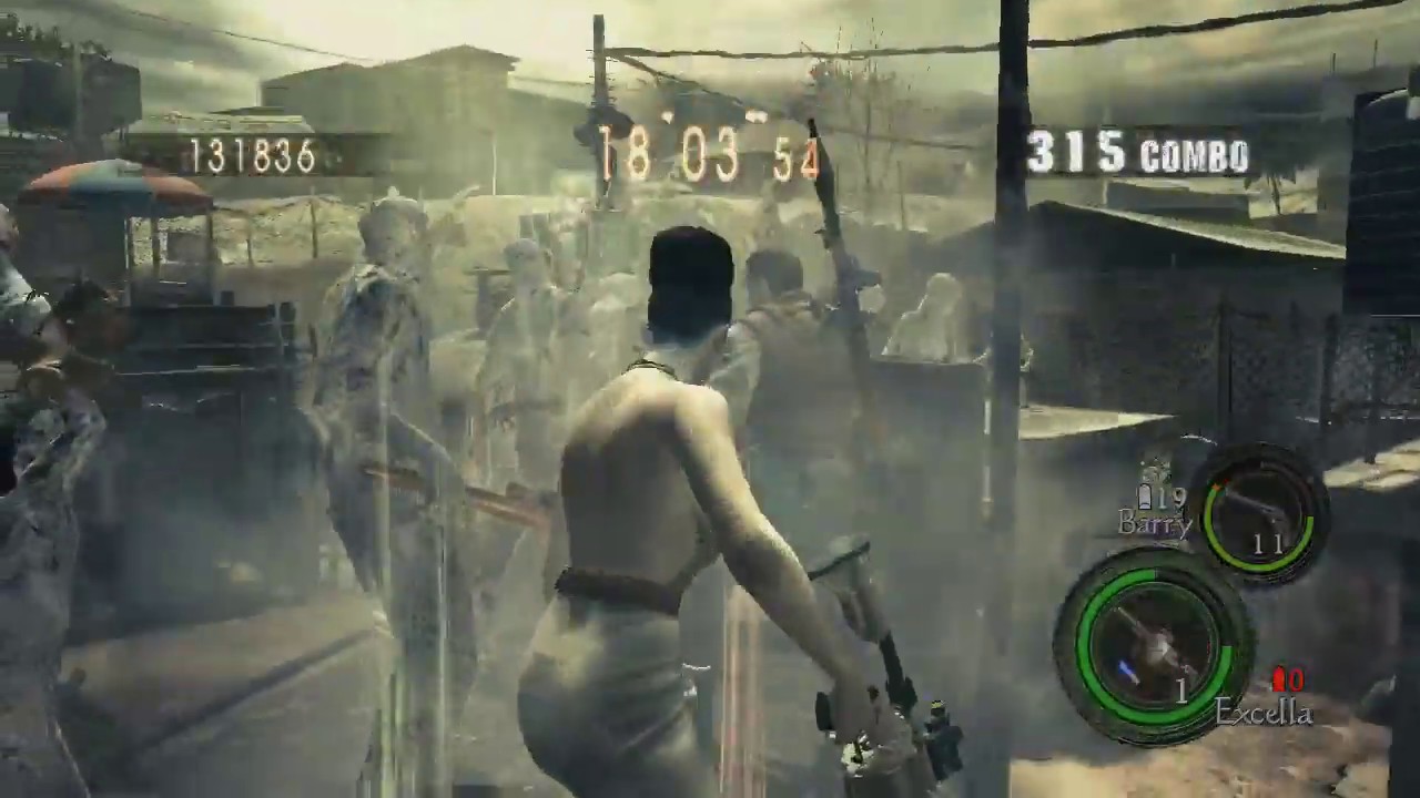 Mercenaries Reunion NO MERCY Duo PA 400 Combo Excella & Barry | Resident Evil 5 PC