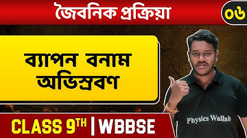 জৈবনিক প্রক্রিয়া ০৬। Plant Physiology | Movement of Water, Minerals, Food & Gases | Class 9 | WBBSE