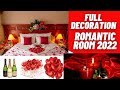 How to set up a romantic room for her or him for birthday - date night - special occasion decoration