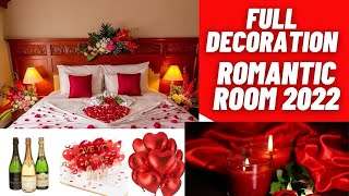 How to set up a romantic room for her or him for birthday - date night - special occasion decoration