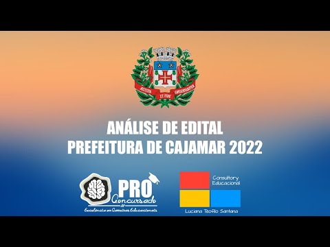 Análise de Edital - Prefeitura de Cajamar 2022