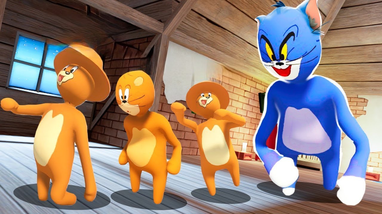 ZLA MAČKA TOM NAS POKUŠAVA PRONAĆI I POŽDERATI! *moramo se sakriti na najbolje mjesto*