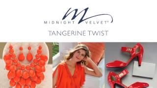Tangerine Twist with Midnight Velvet