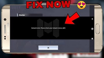 Network Error Problem In Call Of Duty Mobile Fix 100% Working ?| Hindi