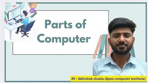 Parts of Computer | Computer classes By Abhishek shukla #thegspreparation