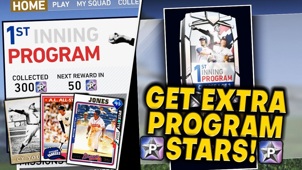 How To Get EXTRA Program Stars For 1st Inning Program! MLB The Show 19 Diamond Dynasty