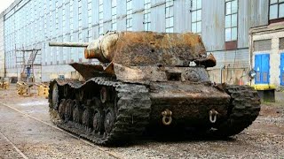 SHOCKING FIND \/ DAMAGED KV-1 TANK FROM THE RIVER