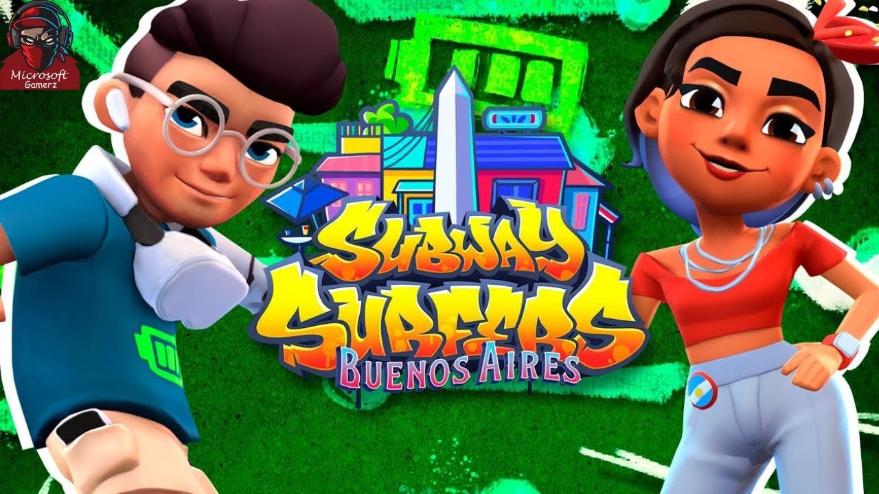 Subway Surfers:Buenos Aires - Jogue DESBLOQUEADO Subway Surfers:Buenos  Aires no DooDooLove