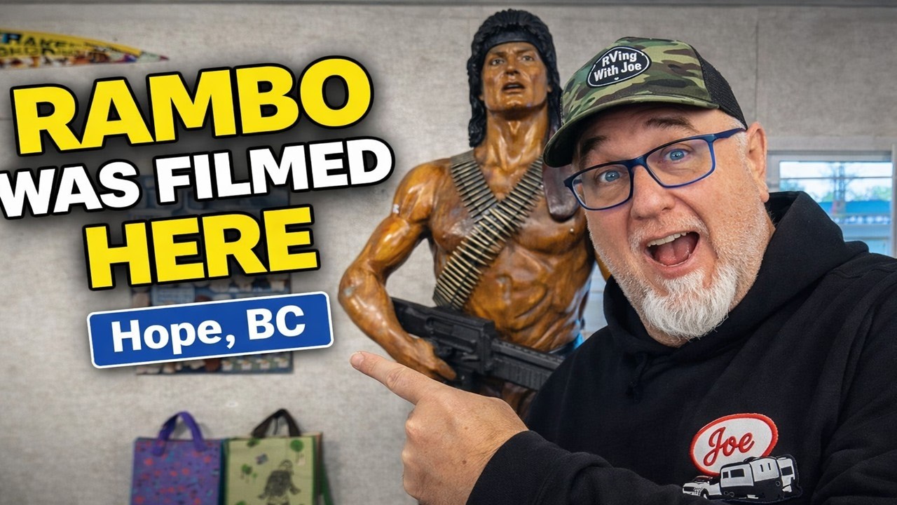 RVing in Hope, BC | Visiting Where Rambo Was Filmed SNOW Camping = Below Freezing 🏕️🎬 #rvlife #hope