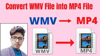 How to convert WMV file into MP4 file without any Software | convert wmv to mp4 | Muhammad Abbas screenshot 1