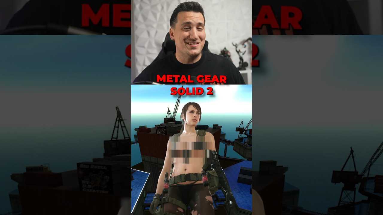Metal Gear Solid 2 Had The Most Bizarre Trophy EVER #metalgearsolid #shorts