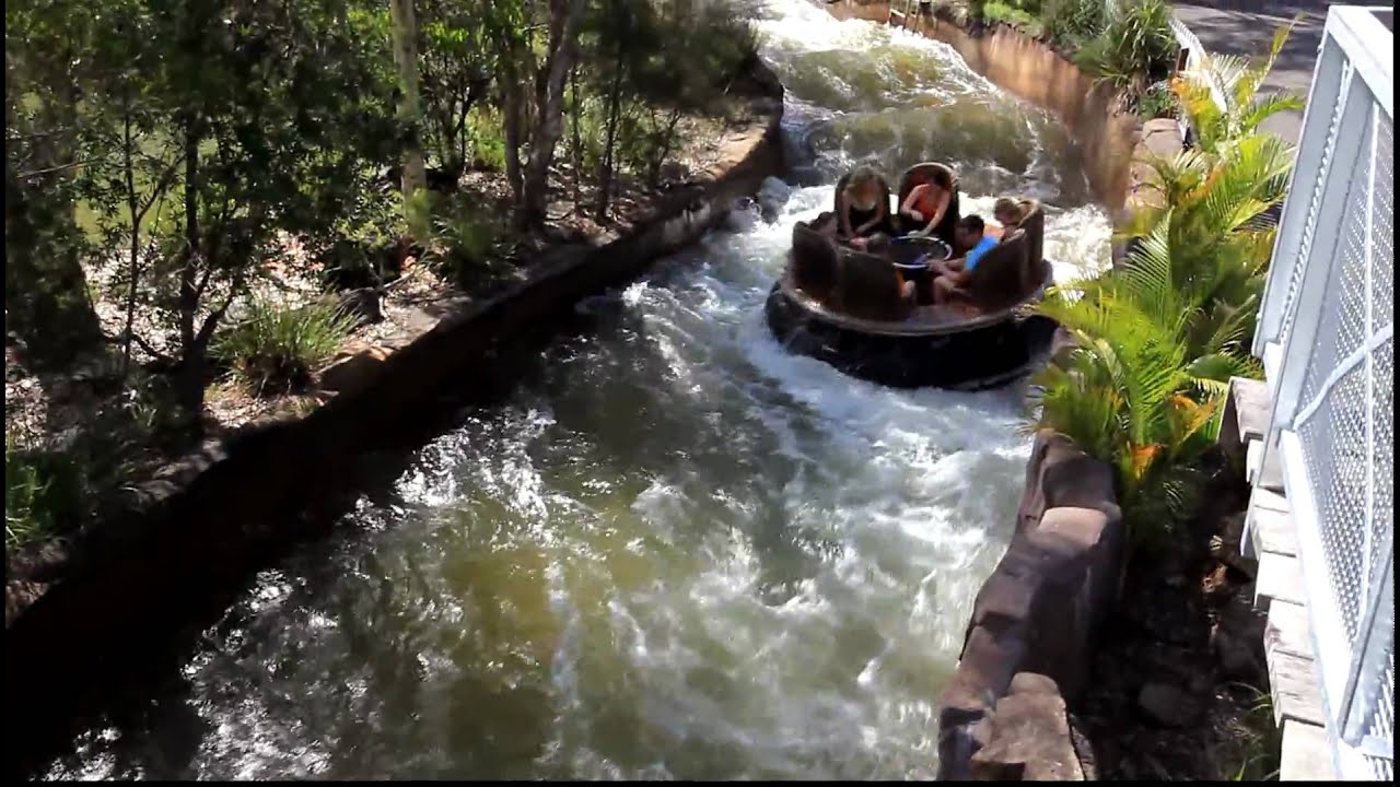 The Thunder River Rafting Rides 雷河泛舟 Thunder River Rapids Ride - YouTube