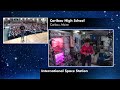 Jessica Meir talks with Caribou students from space
