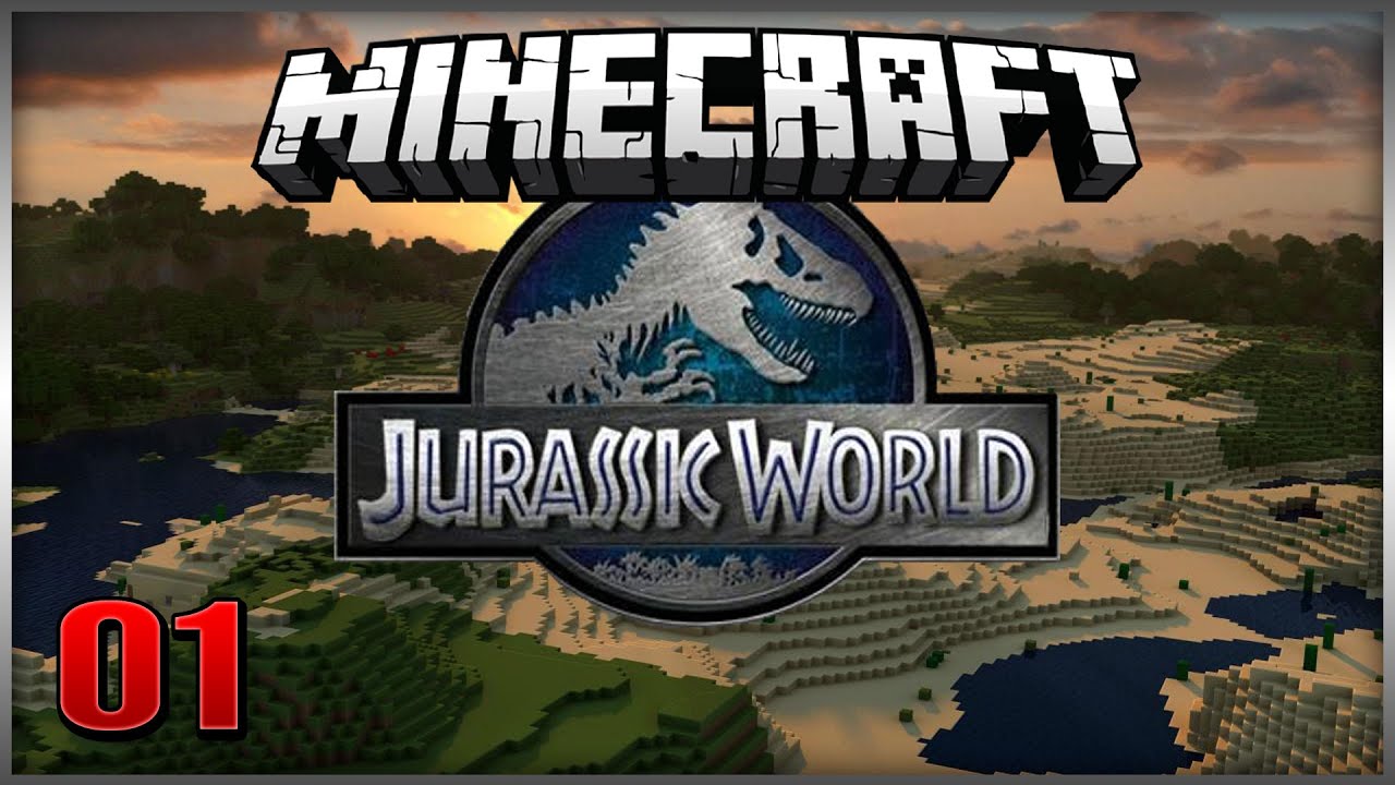 Minecraft Jurassic World Episode 1 - "BUILDING OUR HOME 