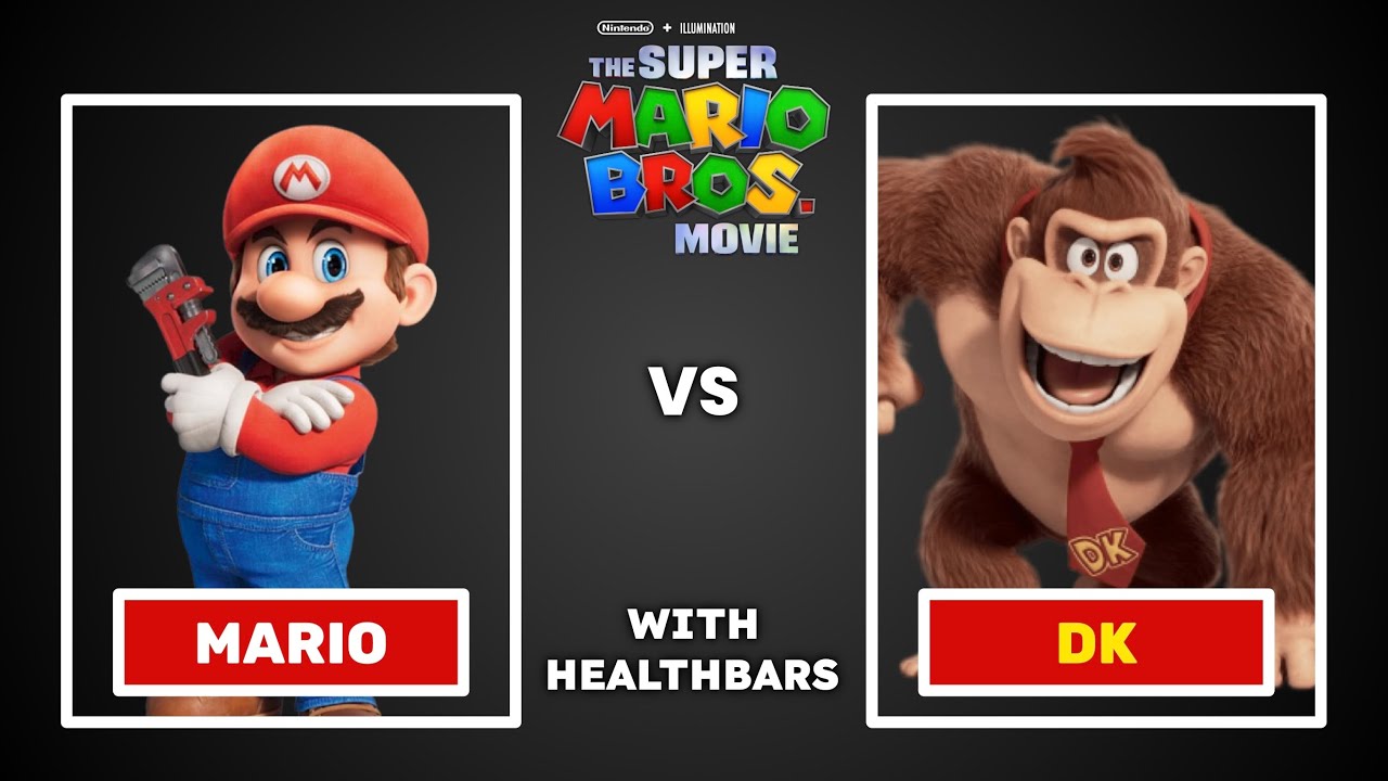 Mario Vs. Donkey Kong - With Healthbars