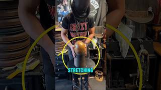 Master hat maker reveals the flame technique 🔥 #shorts #handmade #process (@BladeHats)
