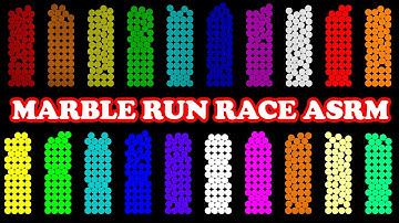 Oddly Satisfying #07 - The Dark Marble Race in Algodoo