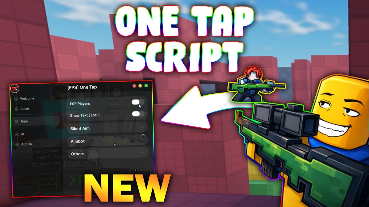 One Tap Script *NEW* One Tap Script (PASTEBIN 2026) (ESP , SILENT AIM , AIM BOT ...