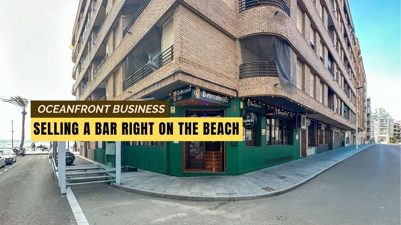 Beercoin Bar Oceanfront Business Opportunity With Sea Views in the Heart of Torrevieja