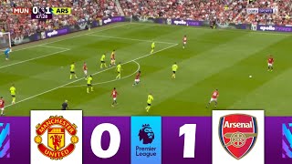 Manchester United vs. Arsenal [0-1] | English Premier League 2023/24 | Match Highlights!