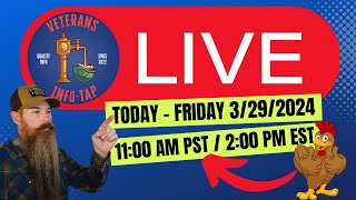 Live Stream Today at 11:00 PST / 2:00 EST #va #disability #compensation #veterans #benefits