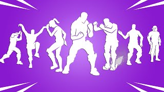 Top 40 Legendary Fortnite Dances With Best Music! (Dance Monkey, Punching Practice, Slalom Style)