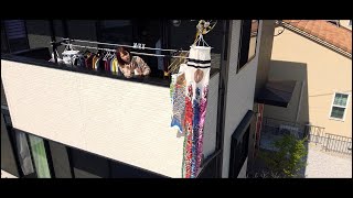 4K「鯉のぼりをあげる最中をカッコよく撮影してみた！」【sel20f18g】【mavicmini】