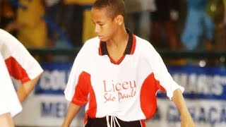 Neymar DESTRUINDO com 12 ANOS no Futsal • (Liceu 2004) • Dribles, Gols e IMAGENS RARAS • HD