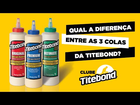 Vídeo: Que tipo de cola é titebond?