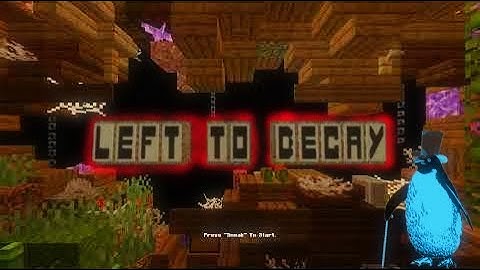 THE CREEPIEST MINECRAFT HORROR MAP?  | Left to Decay