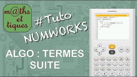SUITES : Calculer des termes d