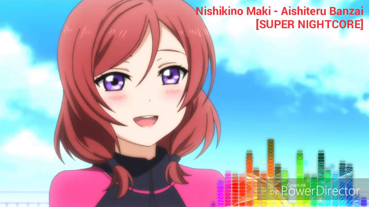 [Nightcore] Aishiteru Banzai - YouTube