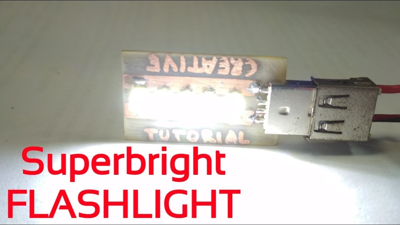How to make Emergency USB Flashlight