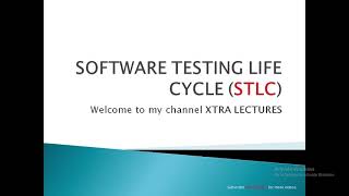 Software testing life cycle | STLC | Testing phases explained with example in Hindi | S/w testing