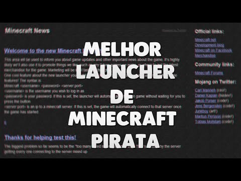 Tutorial como ter minecraft pirata com skin-Melhor laun 