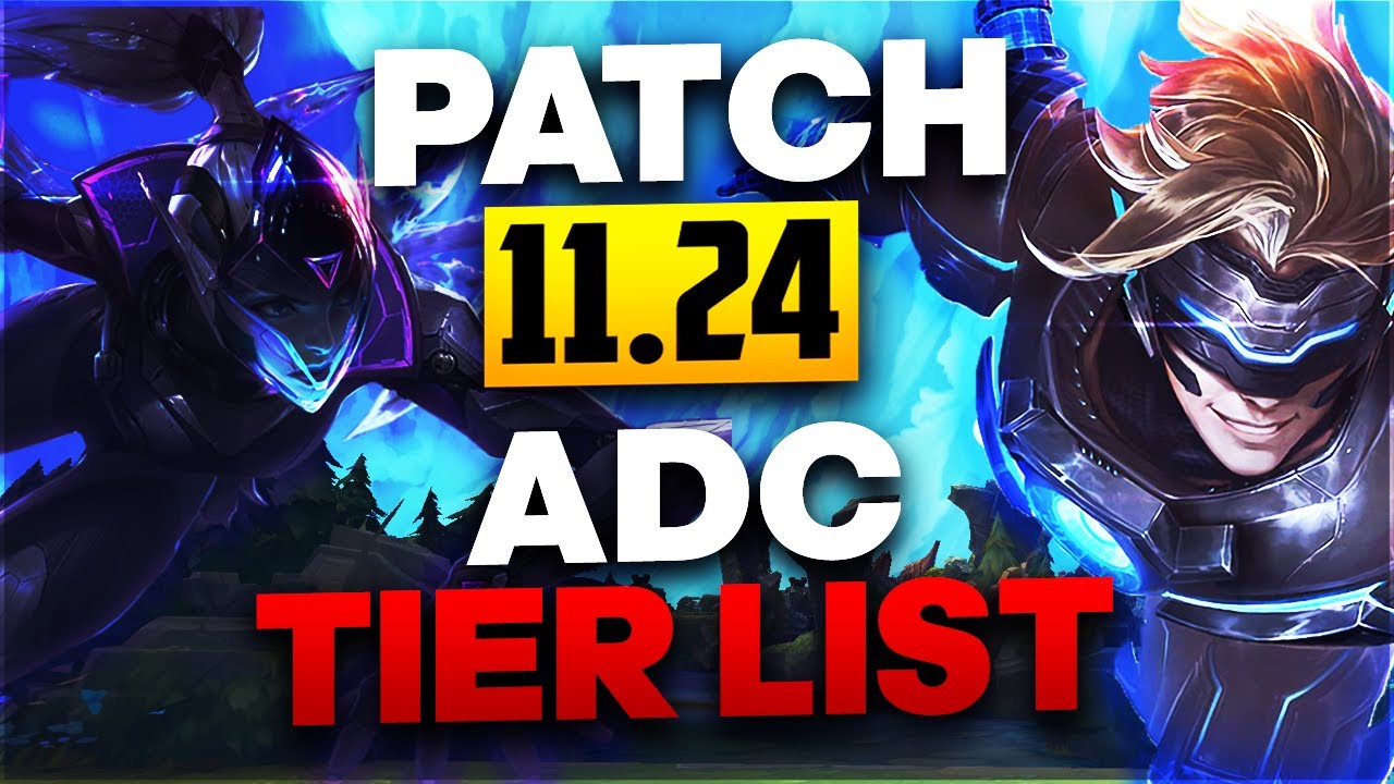 ADC TIER LIST PATCH 11.24 - Vayne became even more busted?! | The Best ADCs & Runes To Climb With