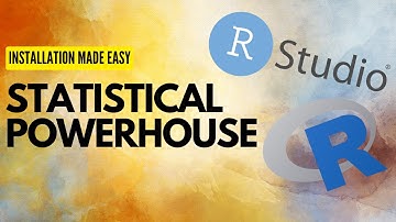 Install R and Rstudio, Rstudio setup MacOS, Windows, Linux - step by step guide - 2024