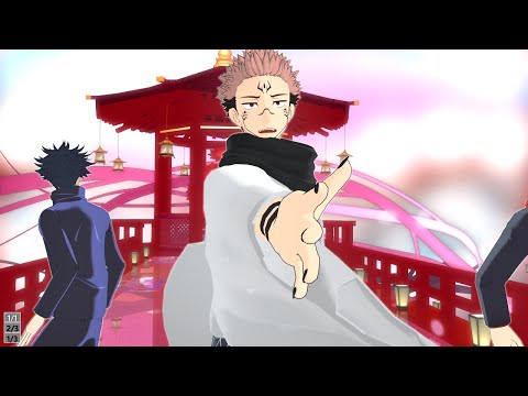 【MMD呪術廻戦】虎杖・伏黒・宿儺で虎視眈々