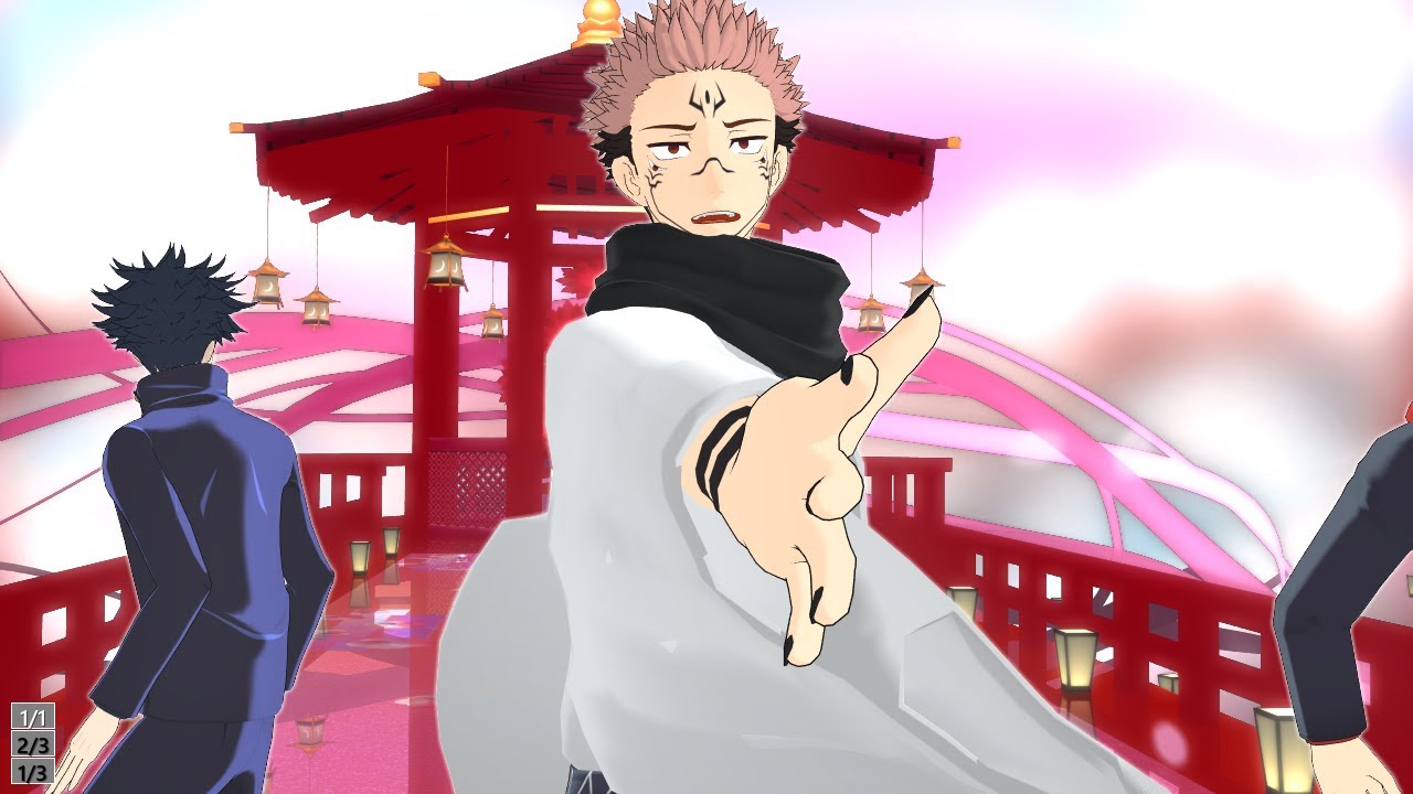 【MMD呪術廻戦】虎杖・伏黒・宿儺で虎視眈々