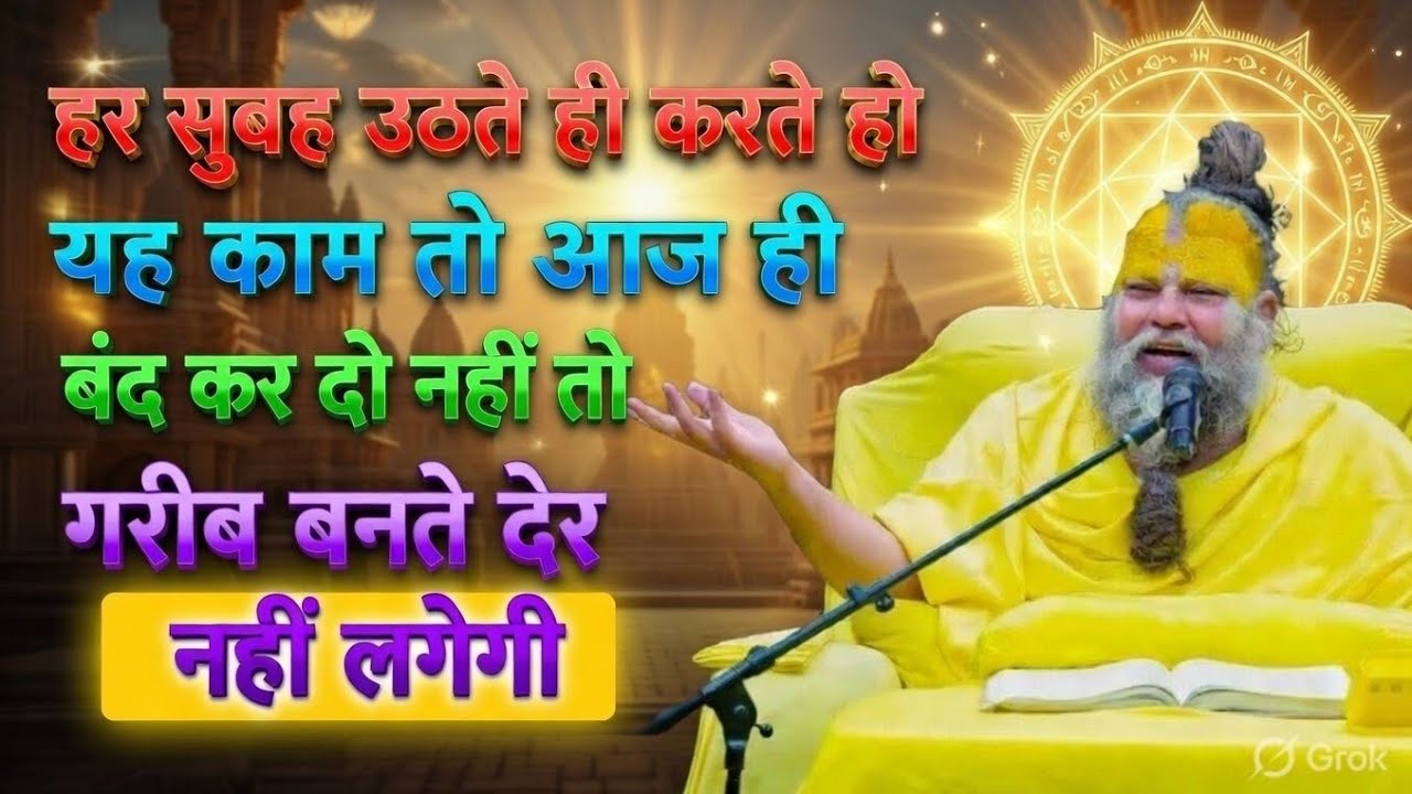 हर सुबह उठते ही करते हो यह काम तो आज ही बंद कर दो,वरना लक्ष्मी चली जाएंगी ! Premanand Ji Maharaj