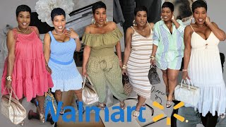 Let’s go summer shopping @Walmart • Curvy Girl Summer Dresses #walmartfinds #walmartpartner